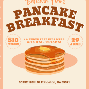 Baldwin Fire Pancake Breakfast
